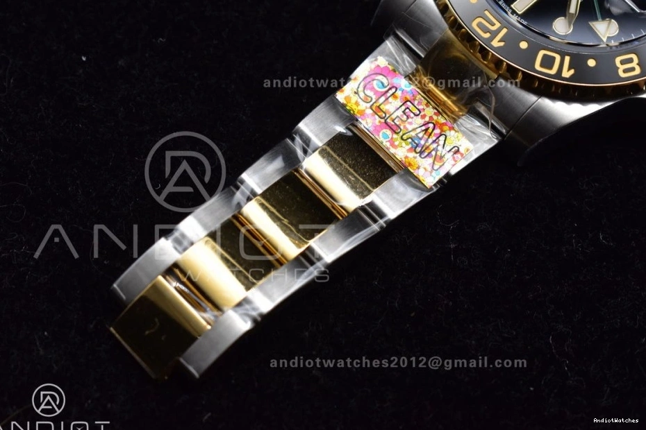 Versatile 1:1 II VR Clean 871 Best Two Edition 904L YG GMT-Master Steel Tone 116713 SS 0915